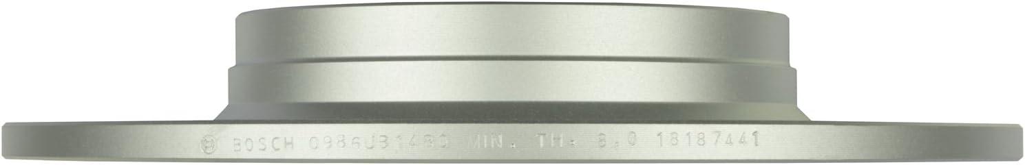 imageBOSCH 20011481 QuietCast Premium Disc Brake Rotor  Compatible with Select Ford Fusion Lincoln MKZ Zephyr Mercury Milan REAR  Single