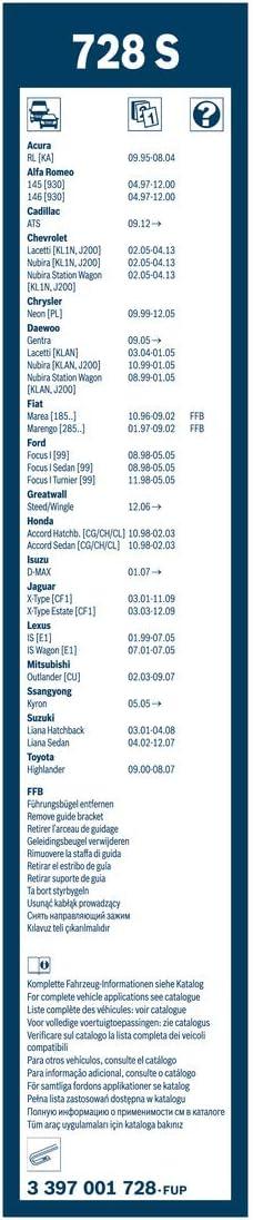 imageBOSCH 40520 DirectConnect Conventional Wiper Blade 20quot  Single19B