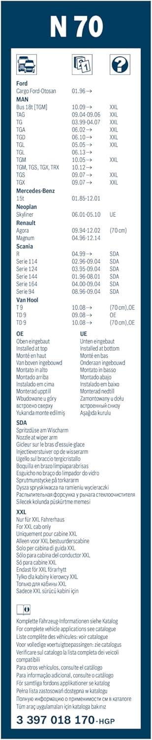 imageBOSCH 40520 DirectConnect Conventional Wiper Blade 20quot  Single3398113014