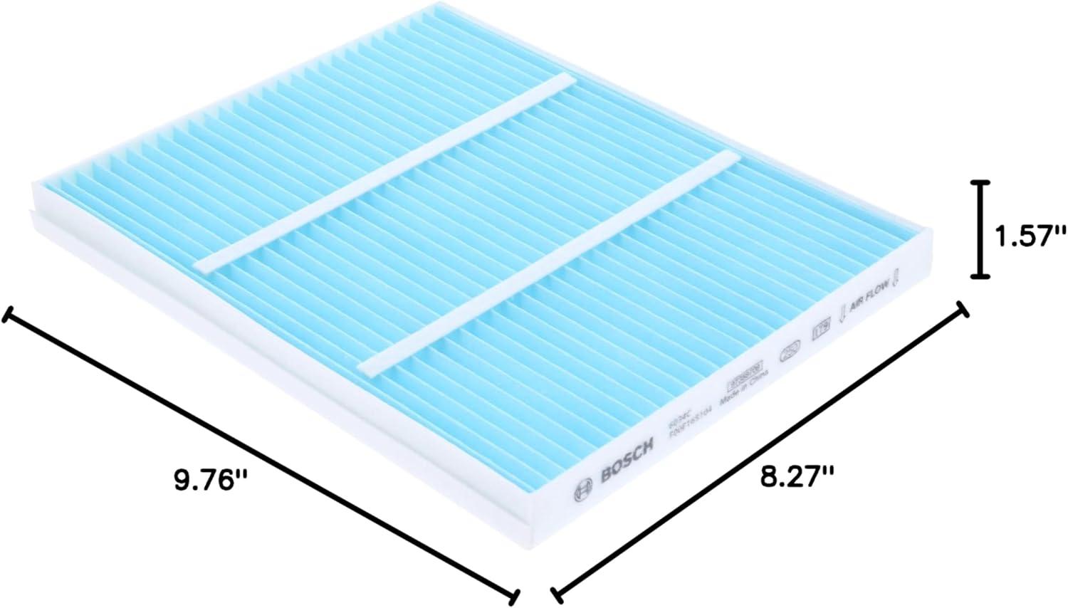 imageBOSCH 6034C HEPA Cabin Air Filter  Compatible with Select Hyundai Accent Elantra Elantra Coupe Elantra GT Tucson Kia Forte Forte Koup Forte5