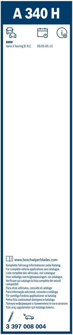 imageBOSCH A300H OE Specialty Rear Wiper Blade 12quot  SingleA340H 13