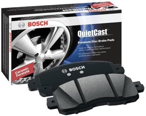 imageBOSCH BC1258 QuietCast Premium Ceramic Disc Brake Pad Set  Compatible with Select Ford Edge Lincoln MKX Mazda CX5 CX7 CX9 FRONT