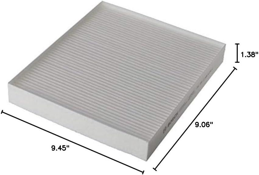 imageBOSCH P3956WS Workshop Cabin Air Filter  Compatible with Select Hyundai Sonata Kia Cadenza91 x 95 x 14