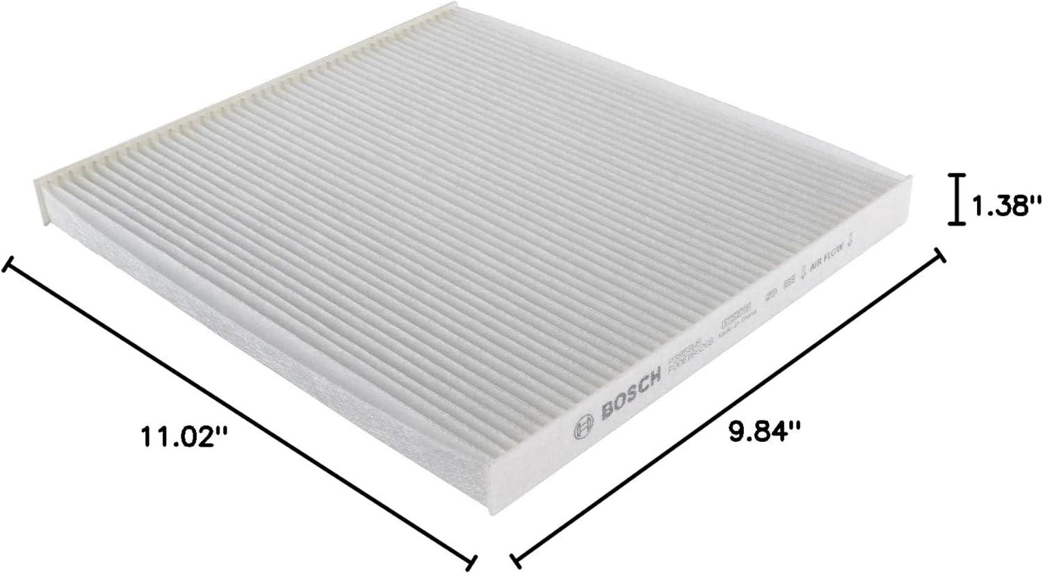 imageBOSCH P3958WS Workshop Cabin Air Filter  Compatible with Select Chrysler 200 Jeep Cherokee98 x 11 x 14