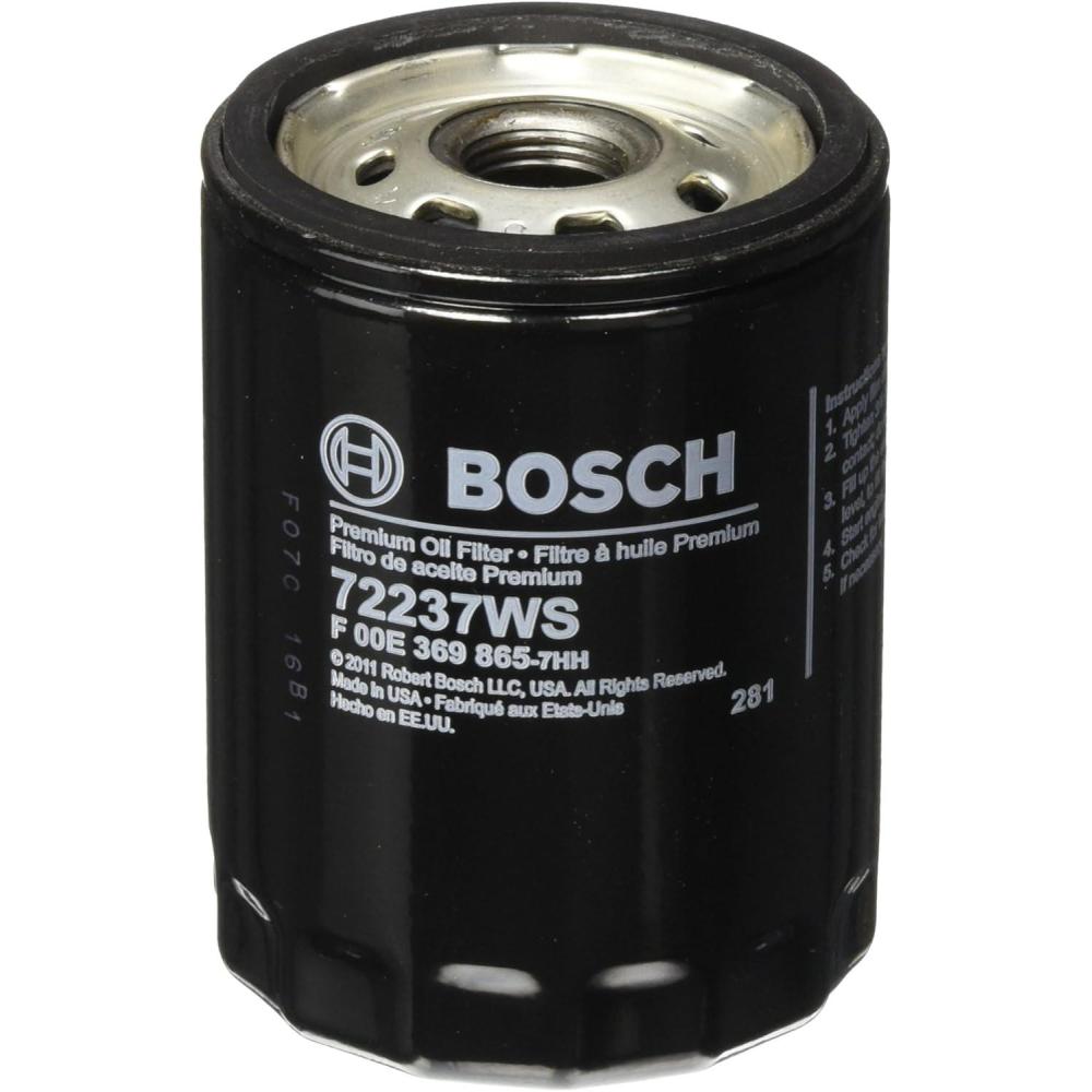 imageBOSCH 72237WS Workshop Engine Oil Filter  Compatible with Select Infiniti J30 Q45 Mercury Villager Nissan 200SX 240SX 300ZX Altima D21 Maxima Pathfinder Quest Sentra Stanza Subaru  More