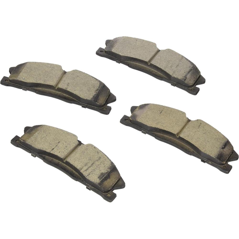 imageBOSCH BC1611 QuietCast Premium Ceramic Disc Brake Pad Set  Compatible with Select Ford Explorer Flex Taurus Lincoln MKS FRONT