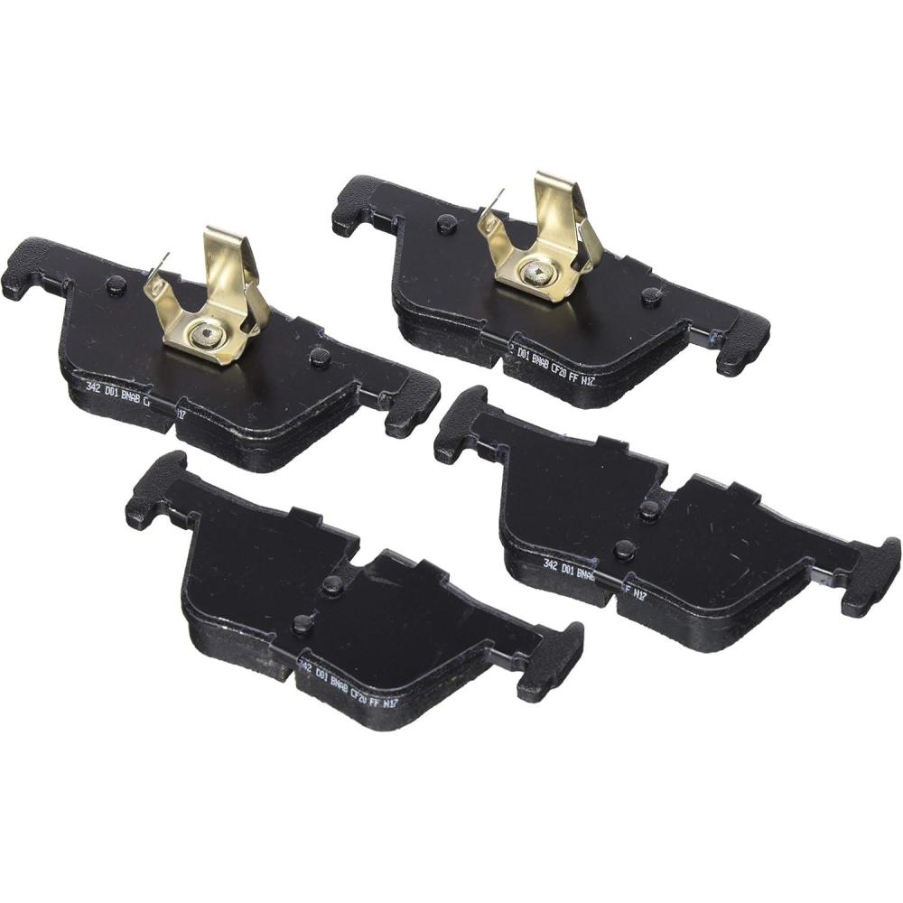 imageBOSCH BE1613 Blue Ceramic Disc Brake Pad Set  Compatible With Select BMW 228i 230i 320i 328d 328i 330e 330i 428i 430i Gran Coupe GT xDrive REAR