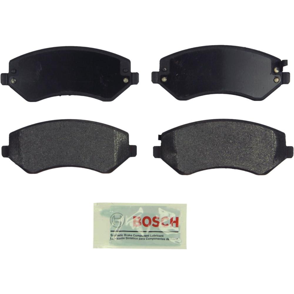 imageBOSCH BE856 Blue SemiMetallic Disc Brake Pad Set  Compatible With Select Chrysler Town ampamp Country Voyager Dodge Caravan Grand Caravan FRONT