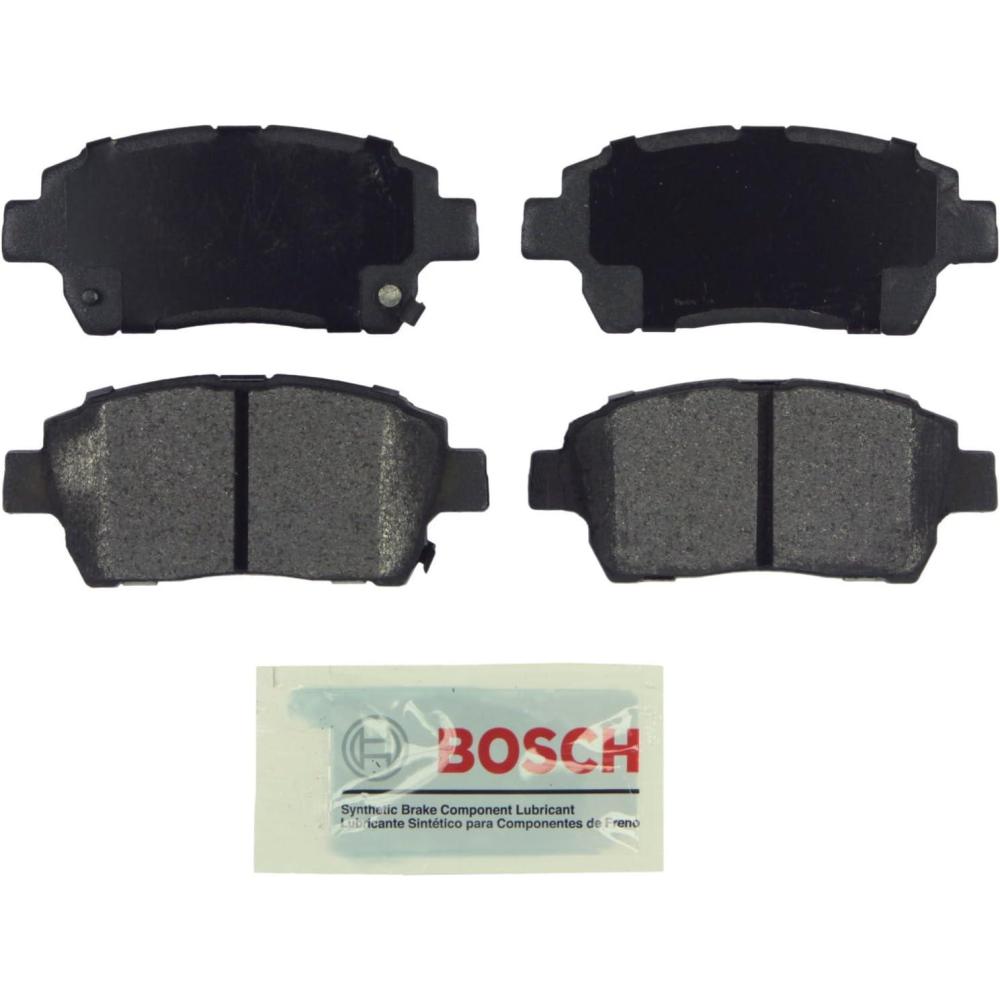 imageBOSCH BE990 Blue Ceramic Disc Brake Pad Set  Compatible with Select Scion iQ xA xB Toyota Echo MR2 Prius FRONT