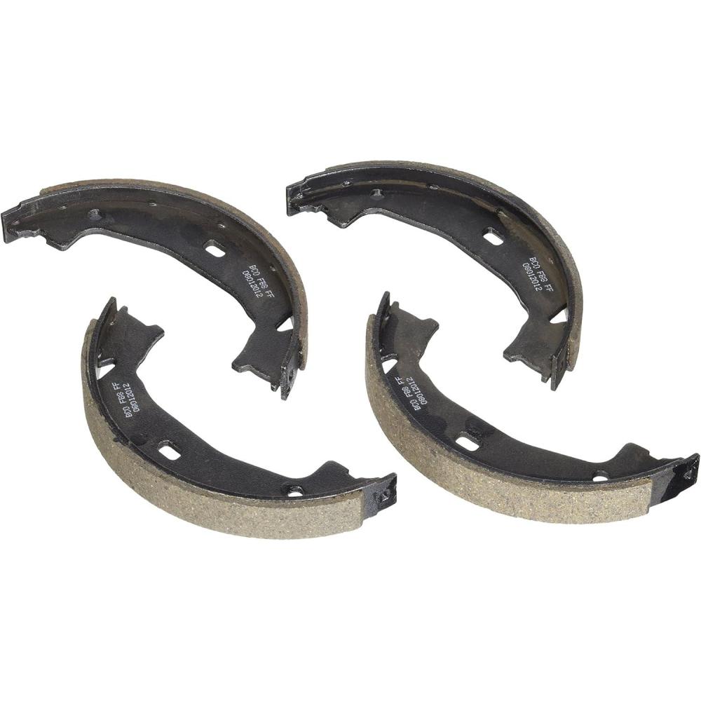 imageBOSCH BS828 Blue Parking Brake Shoe Set  Compatible With Select BMW 128i 228i 230i 320i 323Ci 323i 325Ci 325i 328d 328i 428i M235i M240i Z4