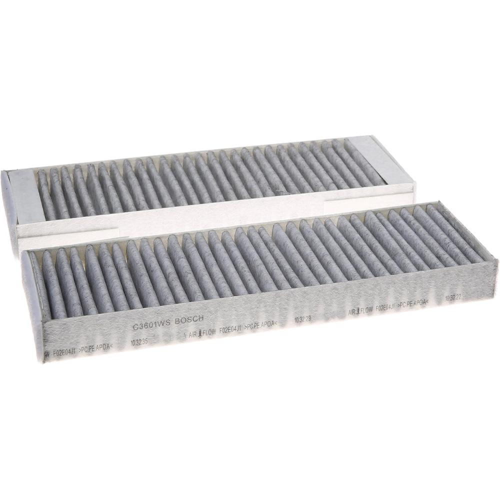 imageBOSCH C3601WS Activated Charcoal Workshop Cabin Air Filter  Compatible with Select Audi A6 A6 Quattro R8 S6