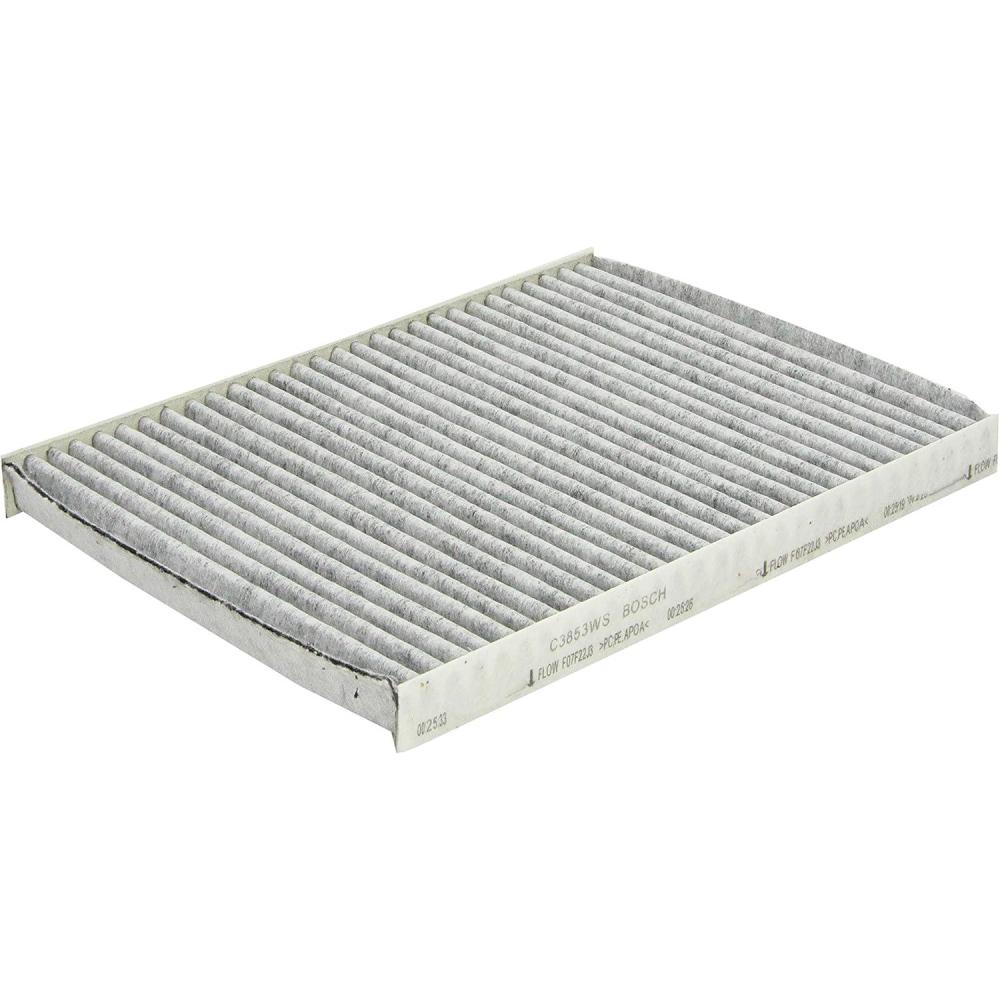 imageBOSCH C3853WS Activated Charcoal Workshop Cabin Air Filter  Compatible with Select Audi TT TT Quattro Volkswagen Beetle Cabrio Golf Golf City Jetta Passat R32
