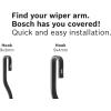 imageBOSCH 4828 Evolution Beam Wiper Blade 28quot  Single4818 18