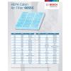 imageBOSCH 6055C HEPA Cabin Air Filter  Compatible with Select Lexus ES GS GX IS LS RX Subaru Legacy Outback Toyota 4Runner Camry Corolla Highlander Prius RAV4 Sequoia Sienna Tundra  More97 x 93 x 18 Pack of 3
