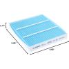 imageBOSCH 6055C HEPA Cabin Air Filter  Compatible with Select Lexus ES GS GX IS LS RX Subaru Legacy Outback Toyota 4Runner Camry Corolla Highlander Prius RAV4 Sequoia Sienna Tundra  More97 x 93 x 18