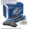 imageBOSCH BE905 Blue Ceramic Disc Brake Pad Set  Compatible With Select Infiniti EX FX G JX M Q QX Nissan Altima Juke Leaf Maxima Murano Pathfinder Quest Rogue Sentra Z  More REAR