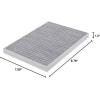 imageBOSCH C3947WS Activated Charcoal Workshop Cabin Air Filter  Compatible with Select Buick Enclave Chevrolet Traverse GMC Acadia Acadia Limited Saturn Outlook71 x 98 x 13
