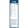 imageBOSCH H306 Rear Wiper Blade 12quot  Single
