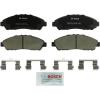 imageBOSCH BC1280 QuietCast Premium Ceramic Disc Brake Pad Set  Compatible with Select Acura MDX ZDX Honda Pilot FRONT
