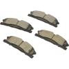 imageBOSCH BC1611 QuietCast Premium Ceramic Disc Brake Pad Set  Compatible with Select Ford Explorer Flex Taurus Lincoln MKS FRONT