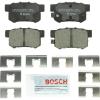 imageBOSCH BC537 QuietCast Premium Ceramic Disc Brake Pad Set  Compatible with Select Acura CL CSX ILX RSX TL TSX Vigor Honda Accord Civic CRZ Prelude S2000 Suzuki Kizashi SX4 REAR