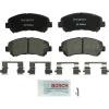 imageBOSCH BP1338 QuietCast Premium Organic Disc Brake Pad Set  Compatible With Select Nissan Juke Maxima Sentra Rogue Rogue Select XTrail Suzuki Kizashi FRONT