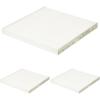 imageBOSCH P3752WS Workshop Cabin Air Filter  Compatible with Select Dodge Dart Pontiac Vibe Toyota Tacoma87 x 85 x 1 Pack of 3