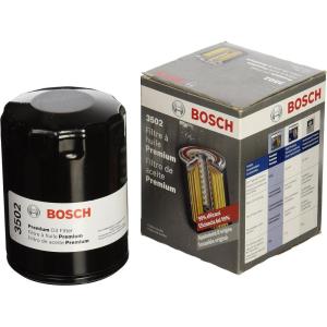 imageBOSCH 3502 Premium Oil Filter with FILTECH Filtration Technology  Compatible with Select Buick Cadillac Chevrolet Dodge Ford GMC Jeep Lincoln Mazda Mercury Mitsubishi Ram Saab