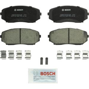 imageBOSCH BC1258 QuietCast Premium Ceramic Disc Brake Pad Set  Compatible with Select Ford Edge Lincoln MKX Mazda CX5 CX7 CX9 FRONT