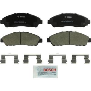 imageBOSCH BC1280 QuietCast Premium Ceramic Disc Brake Pad Set  Compatible with Select Acura MDX ZDX Honda Pilot FRONT