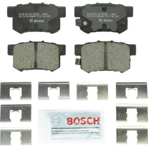 imageBOSCH BC537 QuietCast Premium Ceramic Disc Brake Pad Set  Compatible with Select Acura CL CSX ILX RSX TL TSX Vigor Honda Accord Civic CRZ Prelude S2000 Suzuki Kizashi SX4 REAR