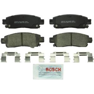 imageBOSCH BC883 QuietCast Premium Ceramic Disc Brake Pad Set  Compatible with Select Buick Enclave Rainier Cadillac XTS Chevrolet Trailblazer Traverse GMC Acadia Envoy Saturn Outlook  More REAR