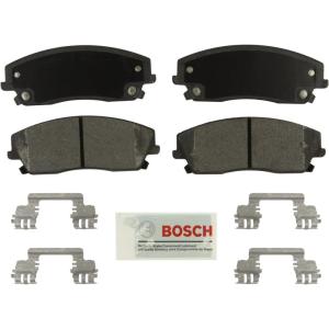 imageBOSCH BE1056H Blue Ceramic Disc Brake Pad Set With Hardware  Compatible With Select Chrysler 300 Dodge Challenger Charger Magnum FRONT