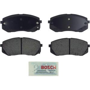 imageBOSCH BE1295 Blue Ceramic Disc Brake Pad Set  Compatible With Select Hyundai Sonata Tucson Kia Cadenza Rondo Soul EV Sportage FRONT