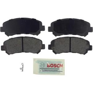 imageBOSCH BE1338 Blue Ceramic Disc Brake Pad Set  Compatible With Select Nissan Juke Maxima Rogue Rogue Select Sentra XTrail Suzuki Kizashi FRONT