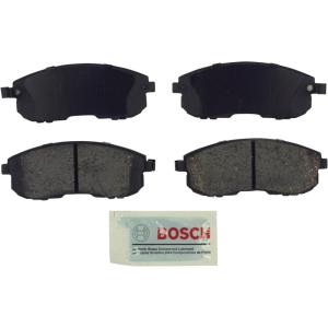 imageBOSCH BE815 Blue Ceramic Brake Pad Set  Compatible With Select Infiniti G20 G35 I30 Nissan 350Z Altima Cube Maxima Sentra FRONT