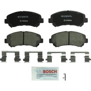 imageBOSCH BP1338 QuietCast Premium Organic Disc Brake Pad Set  Compatible With Select Nissan Juke Maxima Sentra Rogue Rogue Select XTrail Suzuki Kizashi FRONT