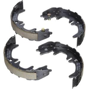 imageBOSCH BS859 Blue Parking Brake Shoe Set  Compatible With Select Lexus ES250 ES300 ES330 ES350 RX300 Toyota Avalon Camry Celica Highlander Solara