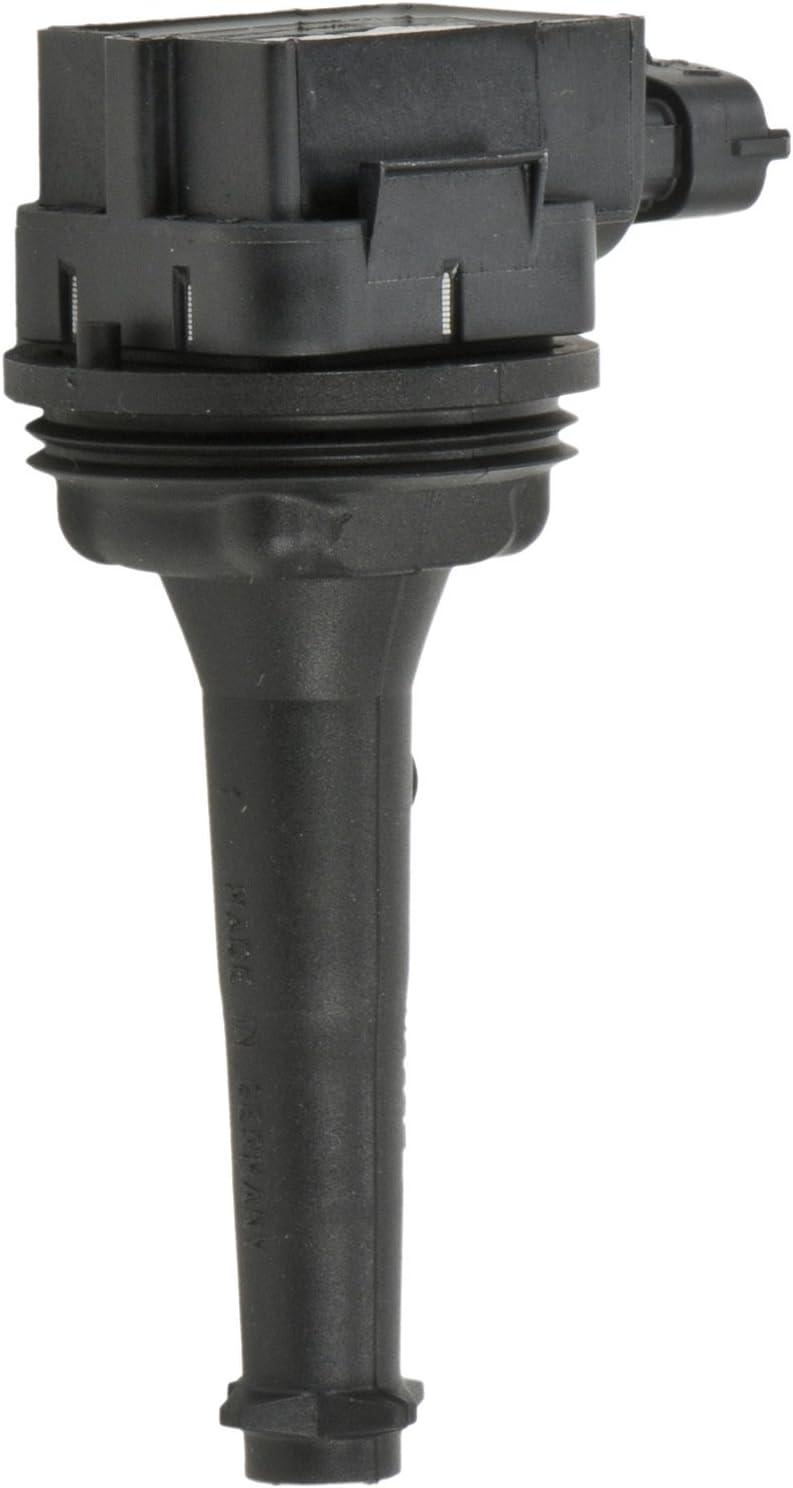 imageBOSCH 0221604008 Original Equipment Ignition Coil  Compatible with Select Volvo C70 S60 S70 S80 V70 XC70 XC90  Single