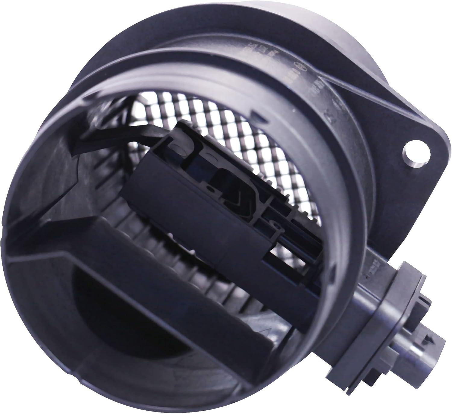 imageBOSCH 0281002956 Original Equipment Mass Air Flow MAF Sensor  Compatible With Select Audi A3 Volkswagen Beetle Golf Golf SportWagen Jetta Passat
