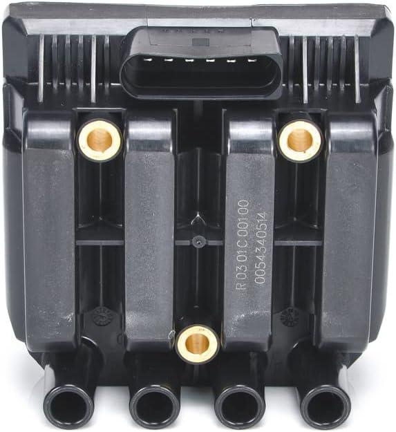 imageBOSCH 0986221049 Ignition Coil  Compatible with Select Volkswagen Beetle Golf Golf City Jetta