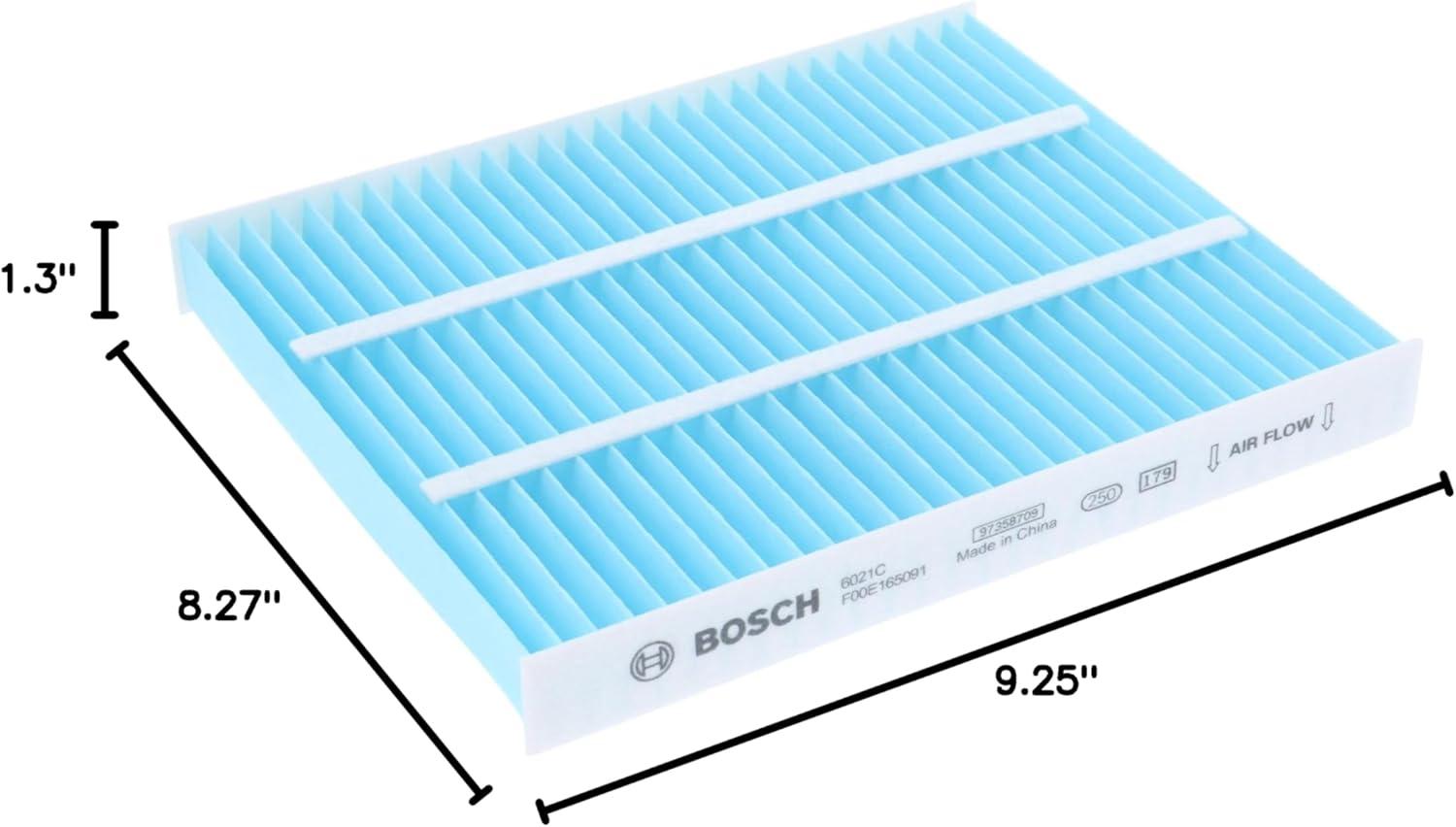 imageBOSCH 6021C HEPA Cabin Air Filter  Compatible with Select Ford Explorer Flex Police Interceptor SedanUtility Special Service Police Sedan Taurus Lincoln MKS MKT