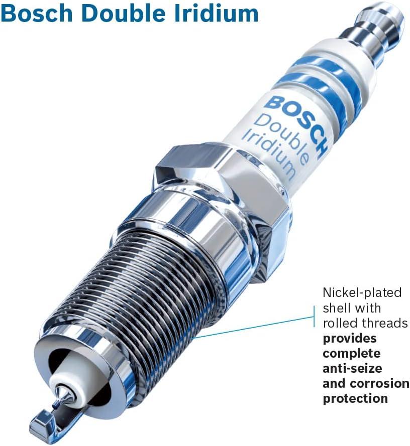 imageBOSCH 9601 OE Fine Wire Double Iridium Spark Plug  Pack of 4