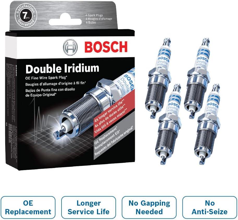 imageBOSCH 9601 OE Fine Wire Double Iridium Spark Plug  Pack of 4