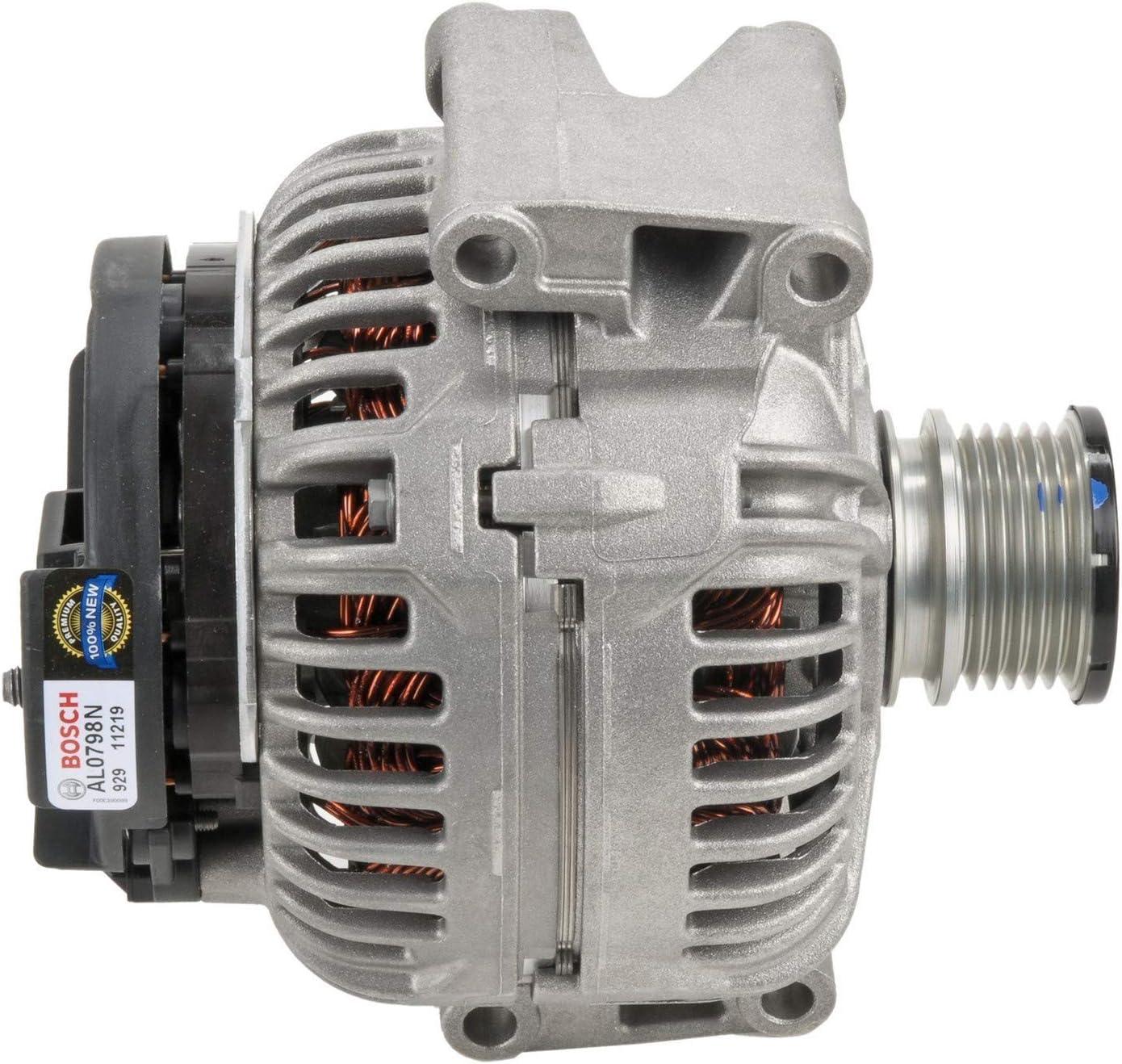 imageBOSCH AL0798N Original Equipment New Alternator  Compatible with Select Dodge Sprinter 2500 Sprinter 3500 Freightliner Sprinter 2500 Sprinter 3500 150 Amp