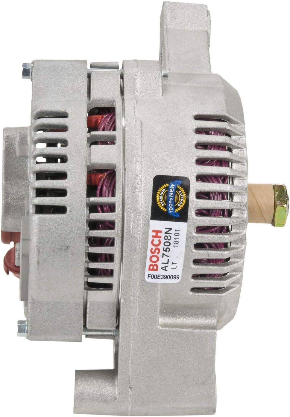 imageBOSCH AL7508N Premium 100 New Alternator  Compatible with Select Ford Taurus Windstar Lincoln Continental Mercury Sable 130 Amp