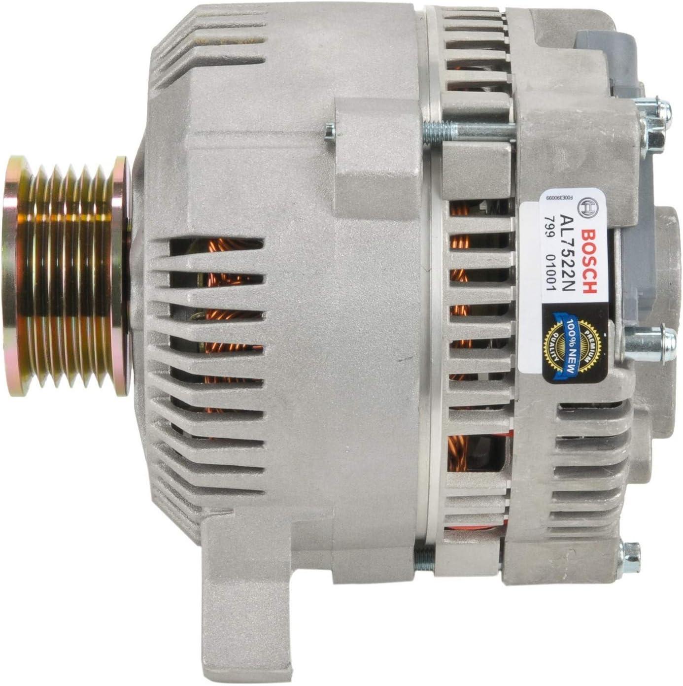 imageBOSCH AL7522N Premium 100 New Alternator  Compatible with Select Ford E150 E250 E350 Econoline Club Wagon F150 F250 F350 95 Amp