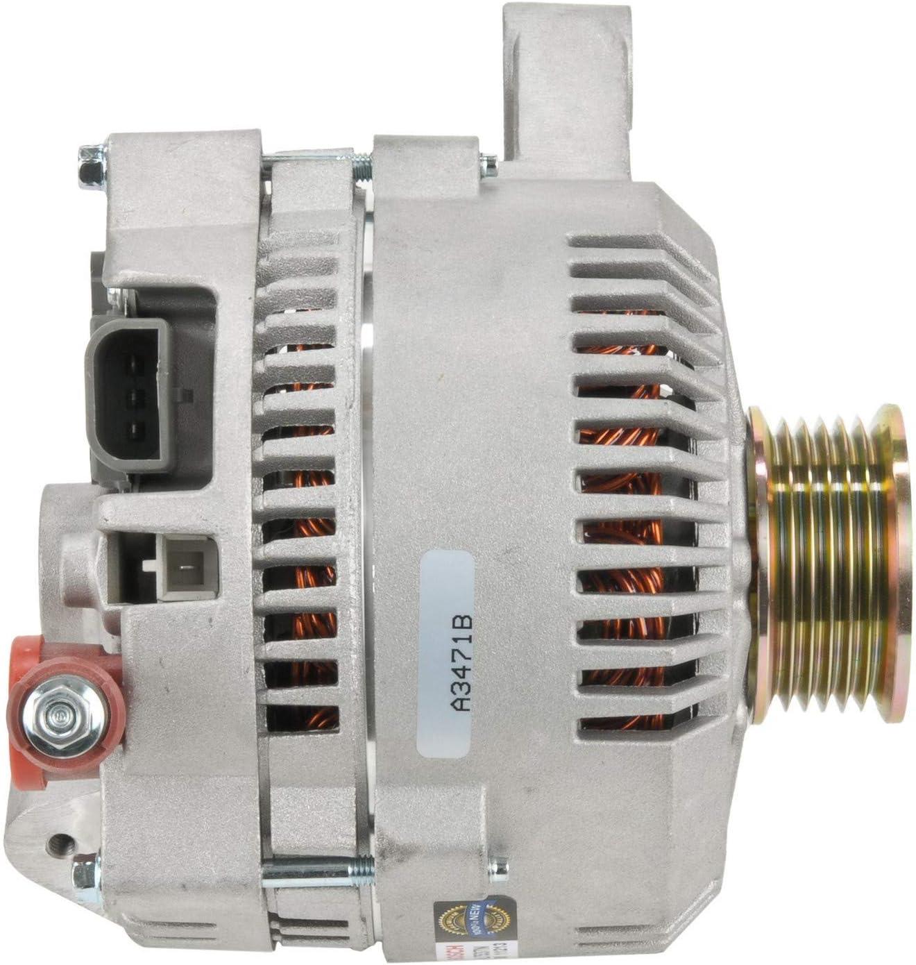 imageBOSCH AL7537N New Alternator  Compatible with Select Ford Crown Victoria E150 E250 E350 E450 E550 Expedition Explorer F150250 Mustang TBird Mercury Marquis Mountaineer More 130A