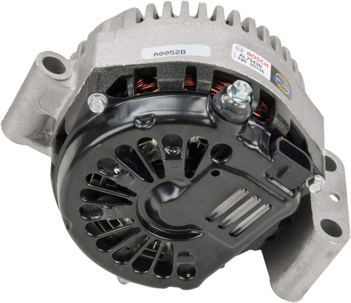 imageBOSCH AL7543N Premium 100 New Alternator  Compatible with Select Ford Explorer Explorer Sport Explorer Sport Trac GT Mercury Mountaineer 130 Amp