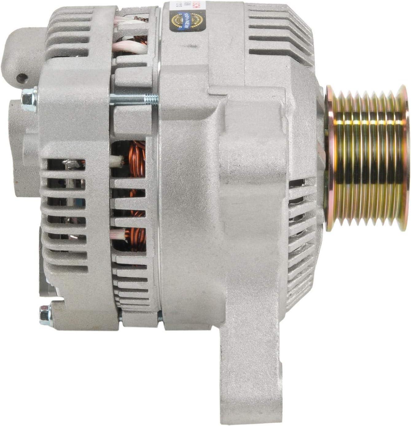 imageBOSCH AL7546N Premium 100 New Alternator  Compatible with Select Ford E150 E250 E350 E450 E550 F150 F250 F350 F450 F550 F53 Lincoln Town Car Mercury Grand Marquis 95 Amp